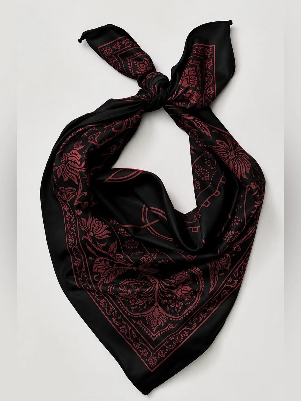 NWT FREE PEOPLE MOVEMENT Olé '26 Bandana | Black/Red MSRP $24